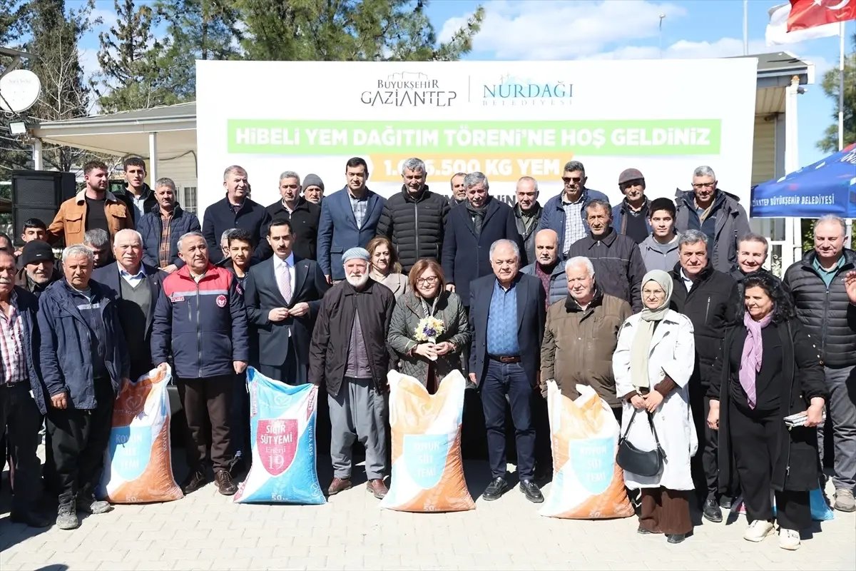 Gaziantep'te üreticilere hibe yem desteği sağlandı