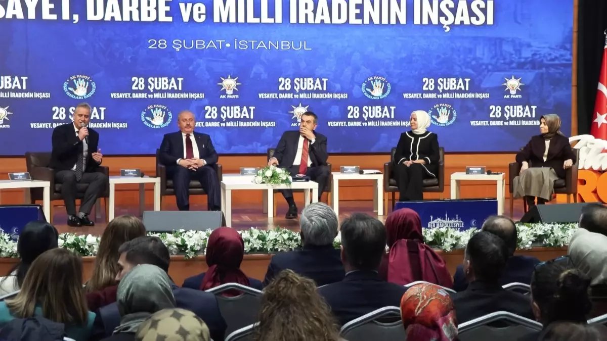 Bakan Tekin, '28 Şubat: Vesayet, Darbe ve Milli İradenin İnşası' programına katıldı
