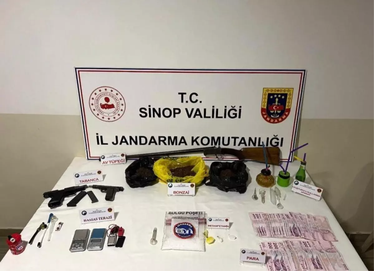 Sinop'ta uyuşturucu operasyonu: 2 tutuklama