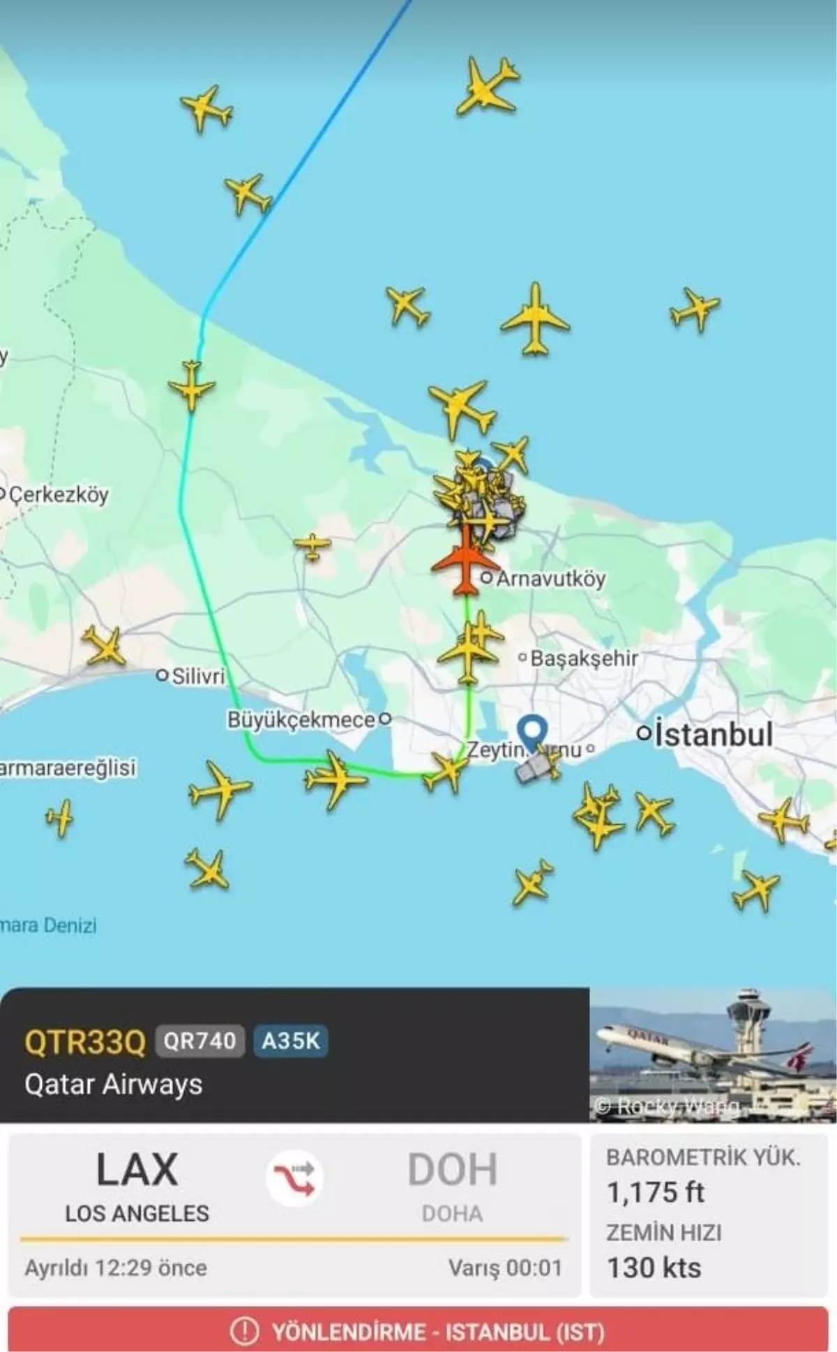 Katar ve Diğer Ülkelerin Hava Sahasının Kapatılması İstanbul Havalimanı'na Uçak İnişlerini Artırdı