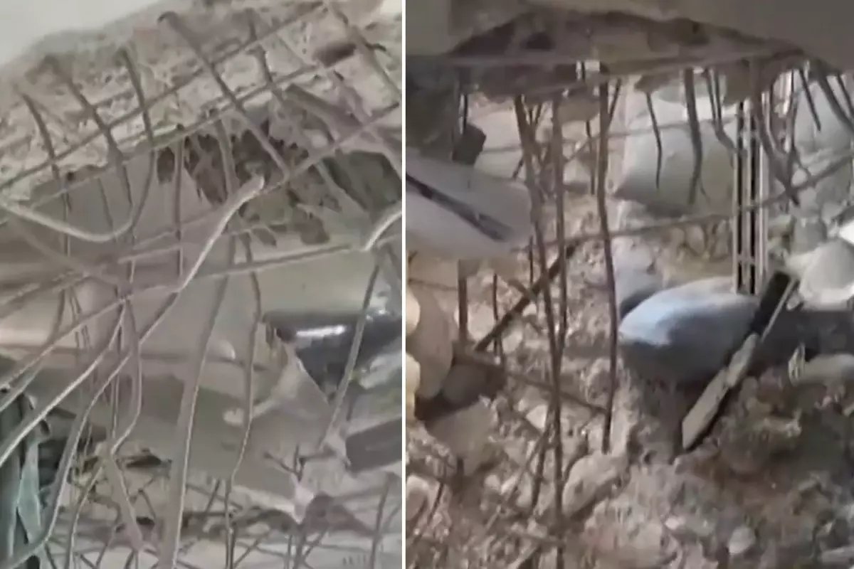 İsrail'in Hayfa kentinde şiddetli patlamalar yaşanıyor, füze evin çatısında patladı