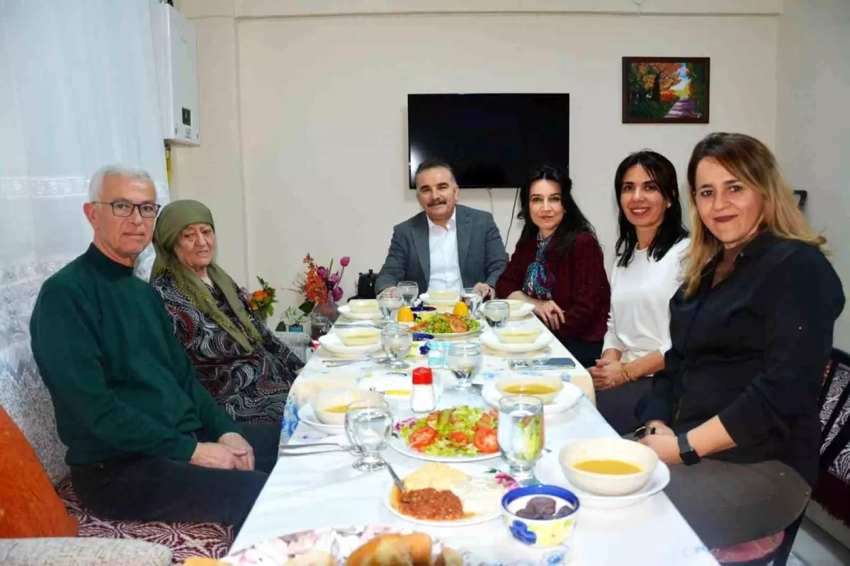 Kaymakam Odabaş'tan şehit ailesine gönül sofrası ziyareti