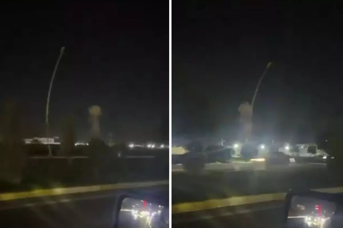 İran, ABD askeri üssünü vurdu! Dumanlar yükseldi