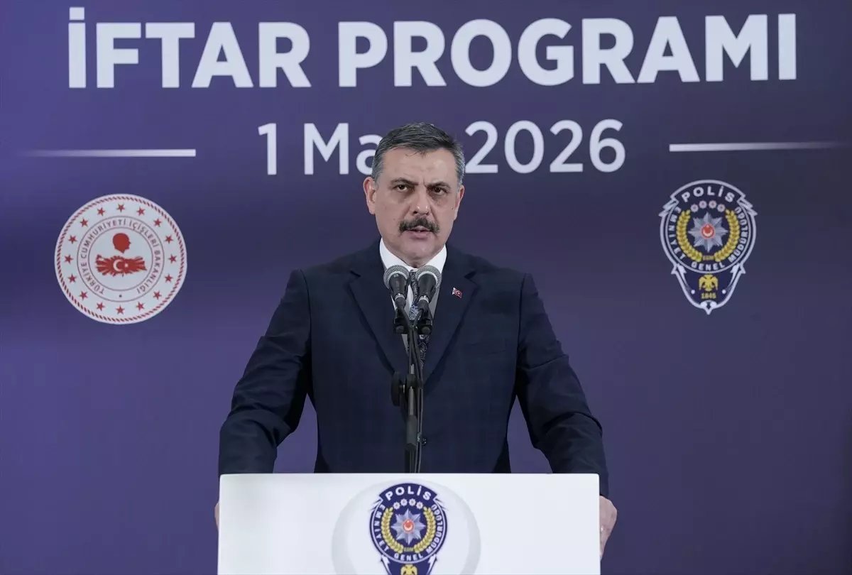 İçişleri Bakanı Çiftçi, Emniyet Genel Müdürlüğü iftar programında konuştu Açıklaması