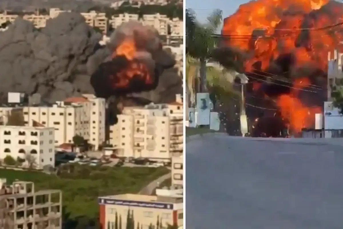 İsrail, Lübnan'ın başkenti Beyrut'a şiddetli hava saldırıları düzenledi