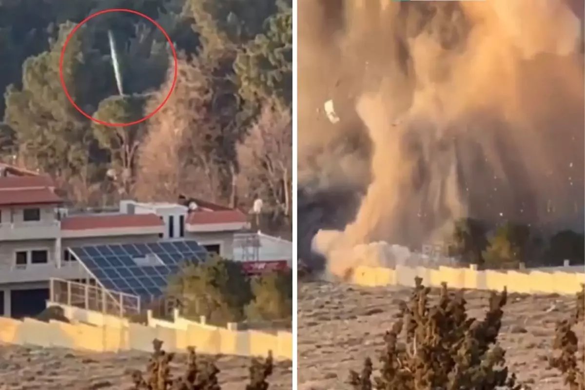 İsrail Lübnan'daki binayı havaya uçurdu! İşte o anlar