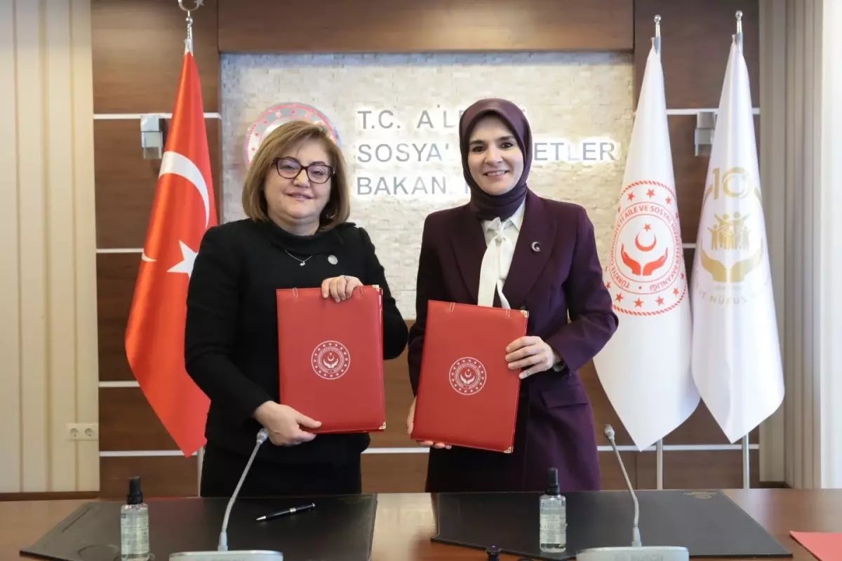 Aile ve Sosyal Hizmetler Bakanlığı ile Gaziantep Büyükşehir Belediyesi arasında iş birliği protokolü