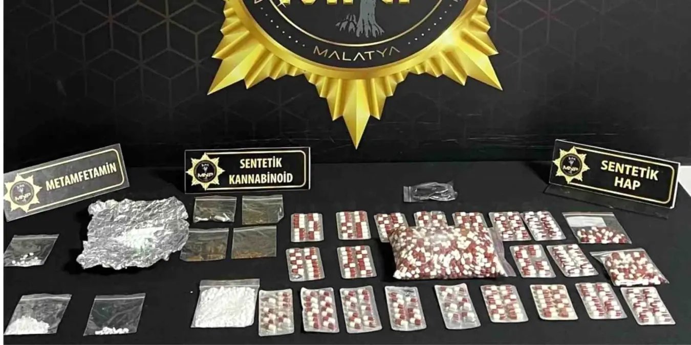 Malatya'da uyuşturucu operasyonu: 8 tutuklama