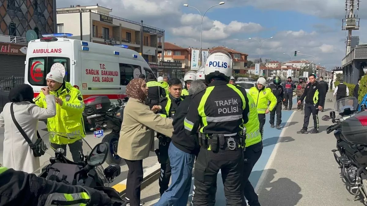 Serdivan'da kavga: 2 sürücü yaralandı