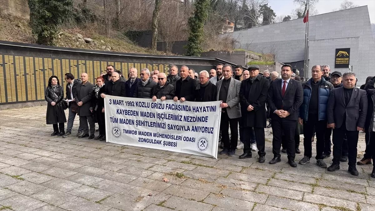 Zonguldak'ta Maden Şehitleri Anması