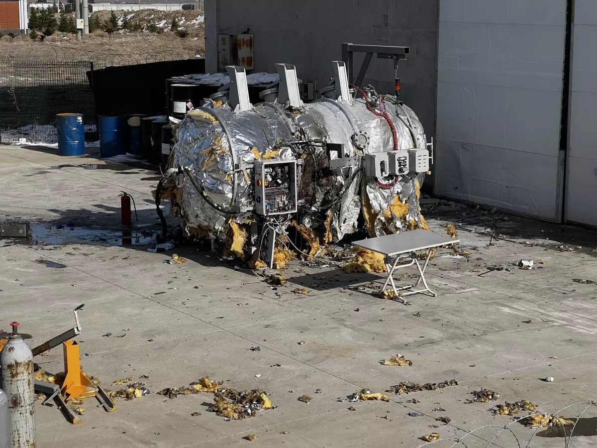 Kayseri'de bir fabrikanın gaz tankında patlama: 4 yaralı