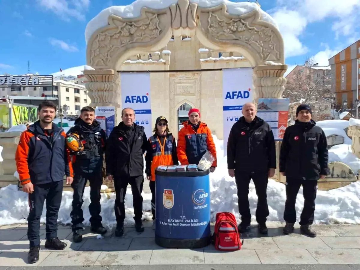 Bayburt'ta 'Deprem Haftası' etkinlikleri başladı