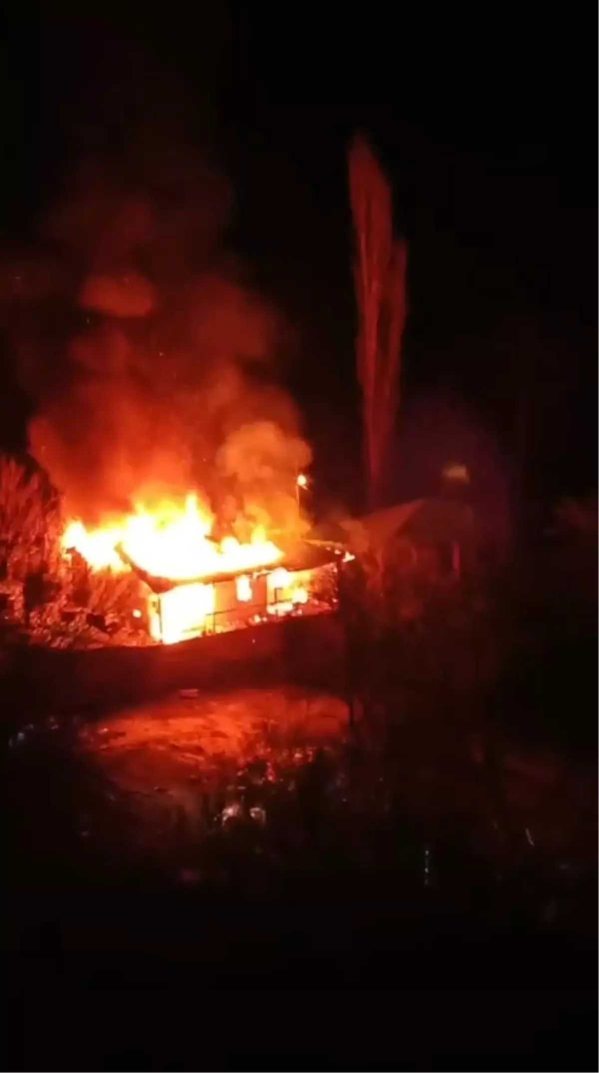 Adana'da ev yangını