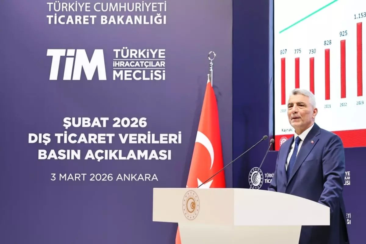 Bakan Bolat: Şubat ayı ihracatı 21 milyar 65 milyon dolar