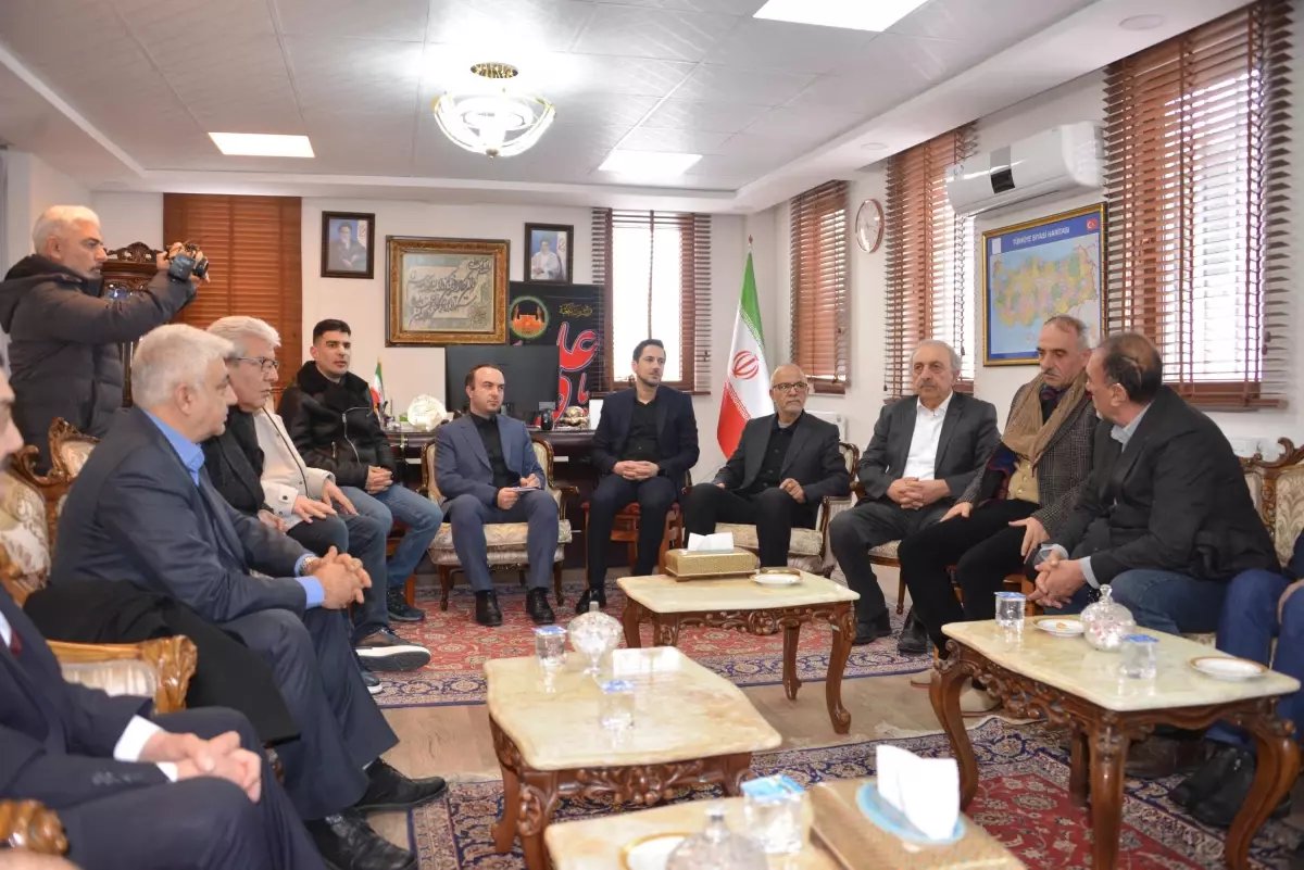 Erzurum'dan İran'a Taziye Ziyareti