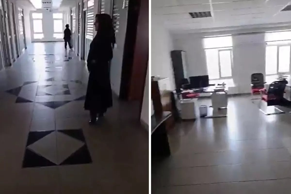 Devlet dairesinde skandal: Vatandaş o anları kayda alıp paylaştı