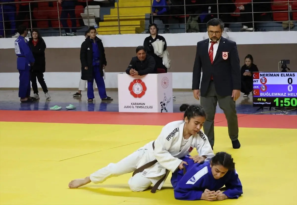 Okul Sporları Yıldızlar Judo Türkiye Birinciliği müsabakaları, Karaman'da tamamlandı