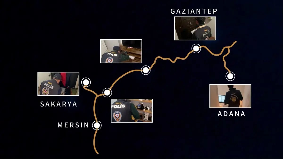 Sakarya merkezli 4 ilde siber dolandırıcılık operasyonu: 6 tutuklama