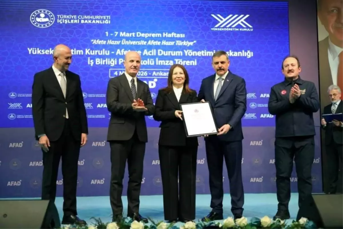 OMÜ Kentsel Arama ve Kurtarma Ekibi akreditasyon sertifikasını aldı