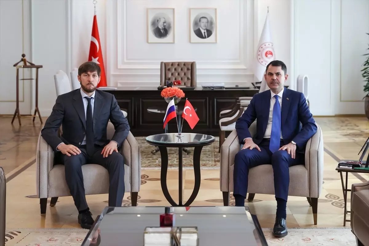 Bakan Kurum, Rusya İklim Değişikliği Özel Temsilcisi Ruslan Edelgeriyev ile görüştü