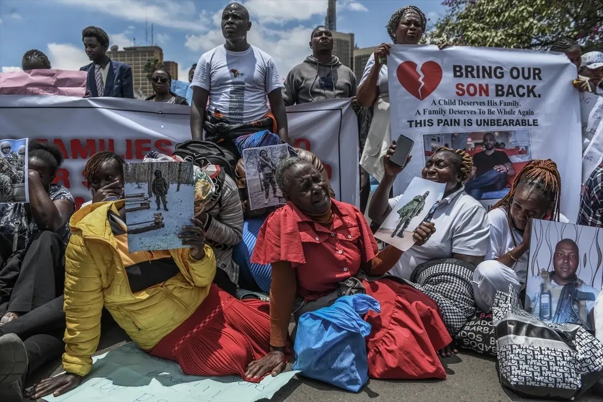 Kenyalı aileler, Ukrayna'daki savaşa gönderilen evlatlarının geri getirilmesini istedi