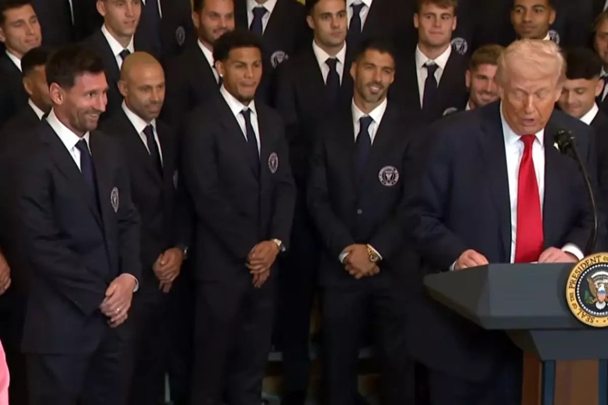 Trump, İran'ı nasıl katlettiğini Messi'nin yanında anlattı