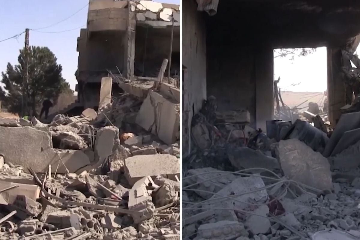 Geriye enkaz görüntüleri kaldı! İsrail Lübnan'ı harabeye çevirdi