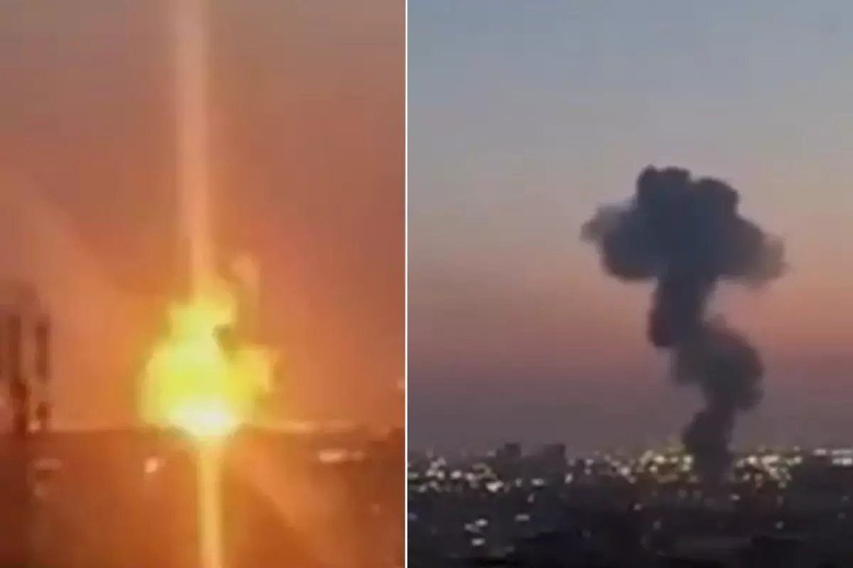 ABD ve İsrail'in Tahran'ı vurduğu anlar kamerada