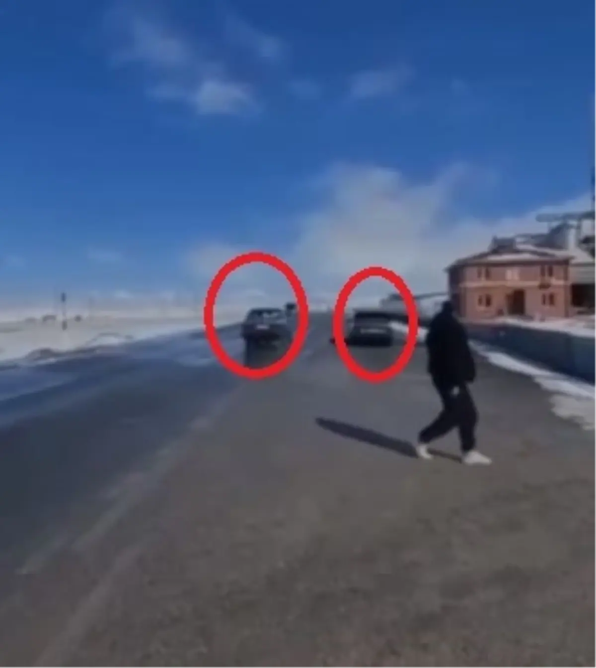 Kara yolunda yarış yapan sürücülere ceza; o anlar kamerada