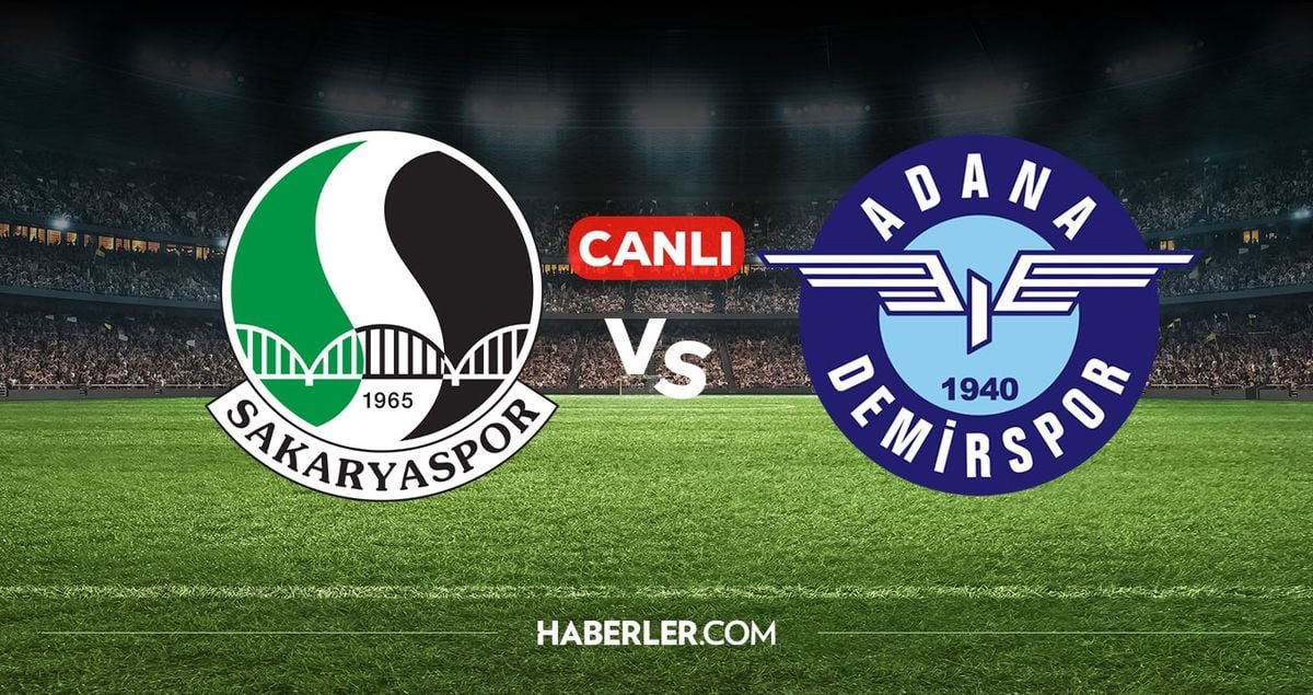 Sakaryaspor Adana Demirspor CANLI izle! Sakaryaspor Adana Demirspor maçı hangi kanalda, nereden izlenir?