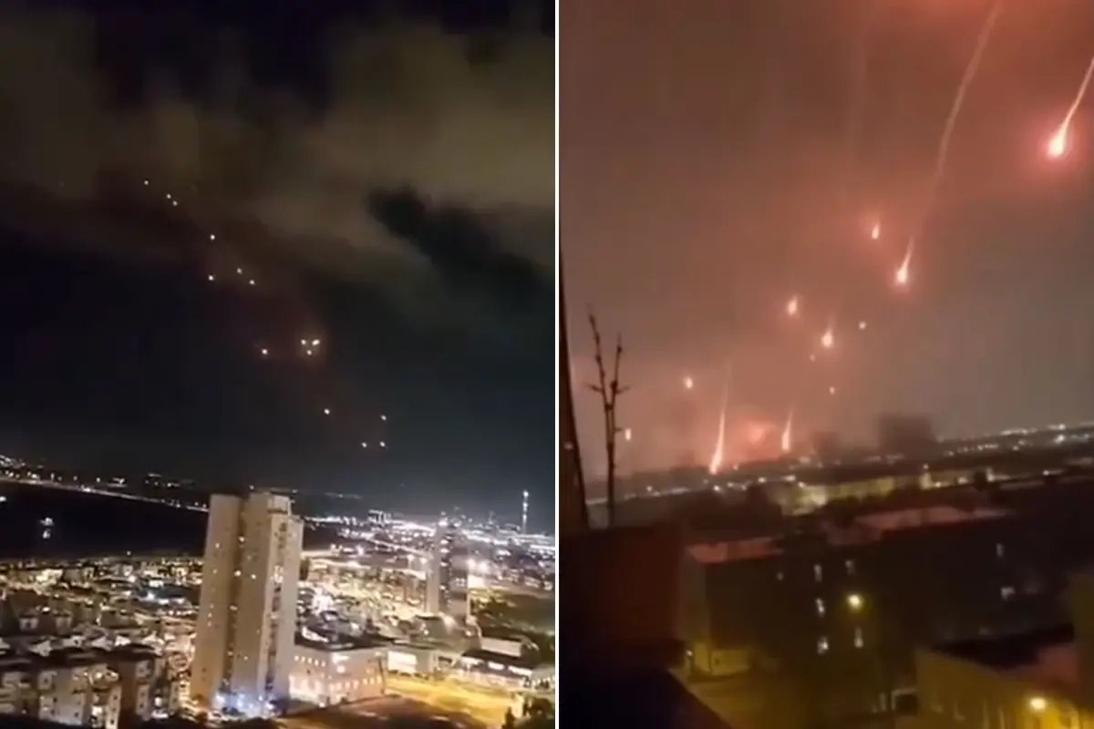 İran, Tel Aviv'i vuruyor! İşte Demir Kubbe'nin etkisiz kaldığı anlar