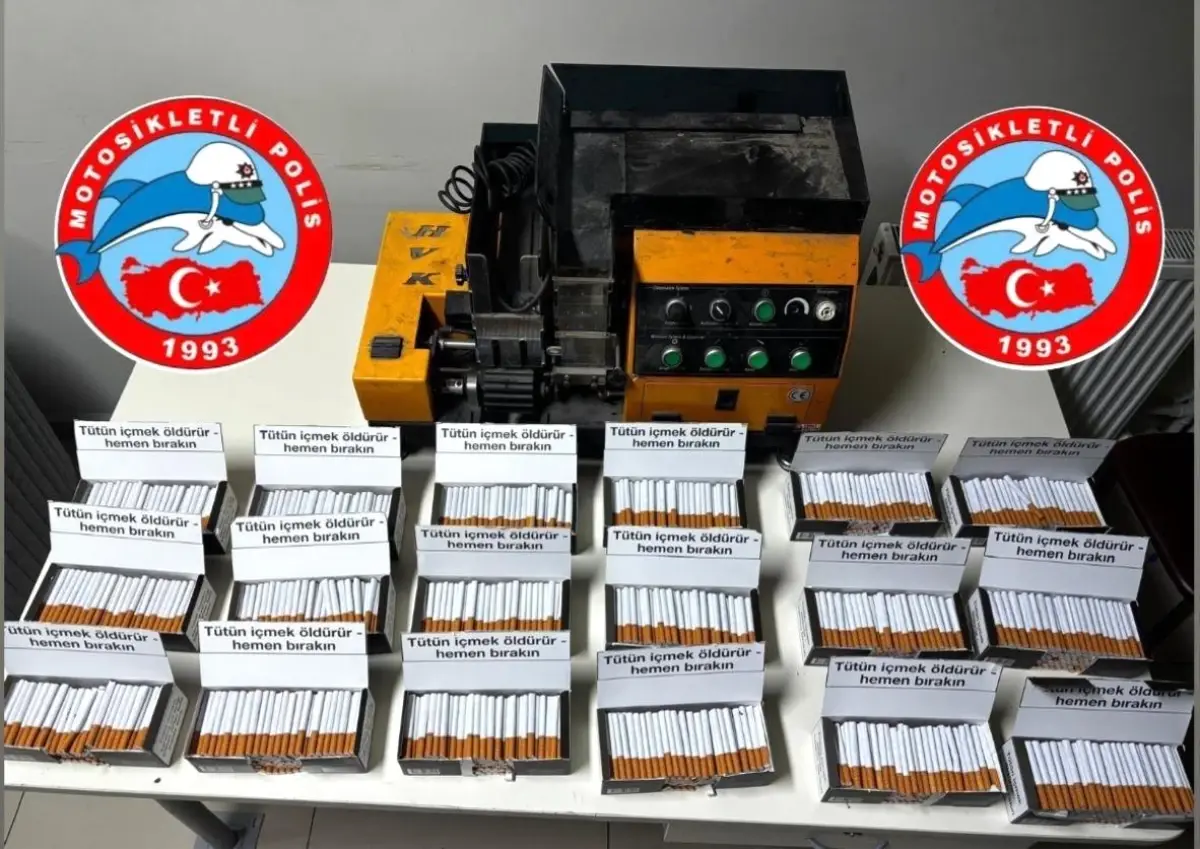 Durdurulan araçtan kaçak tütün çıktı