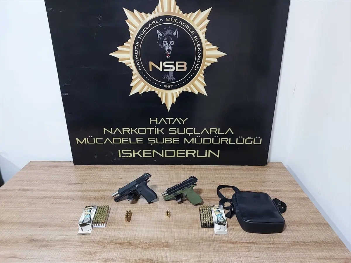 Hatay'da uyuşturucu operasyonlarında yakalanan 5 şüpheli tutuklandı