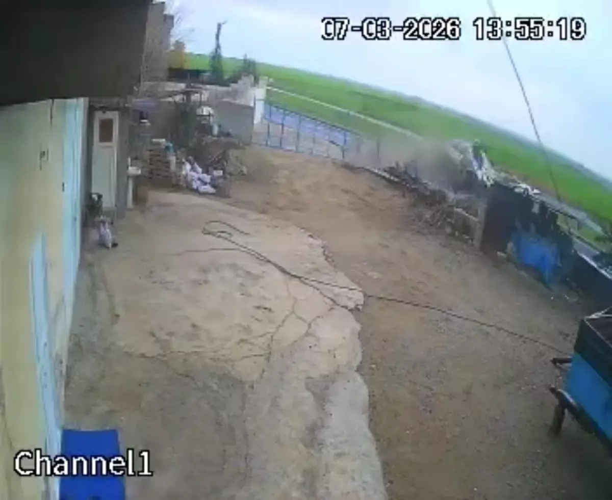 Mardin'de 3 kişinin yaralandığı kazanın güvenlik kamerası görüntüleri ortaya çıktı