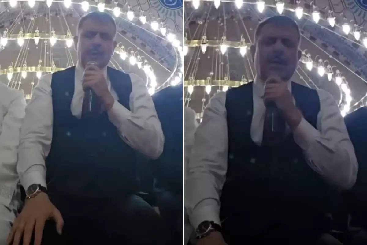 Bakan Çiftçi teravihten sonra böyle Kur'an-ı Kerim okudu