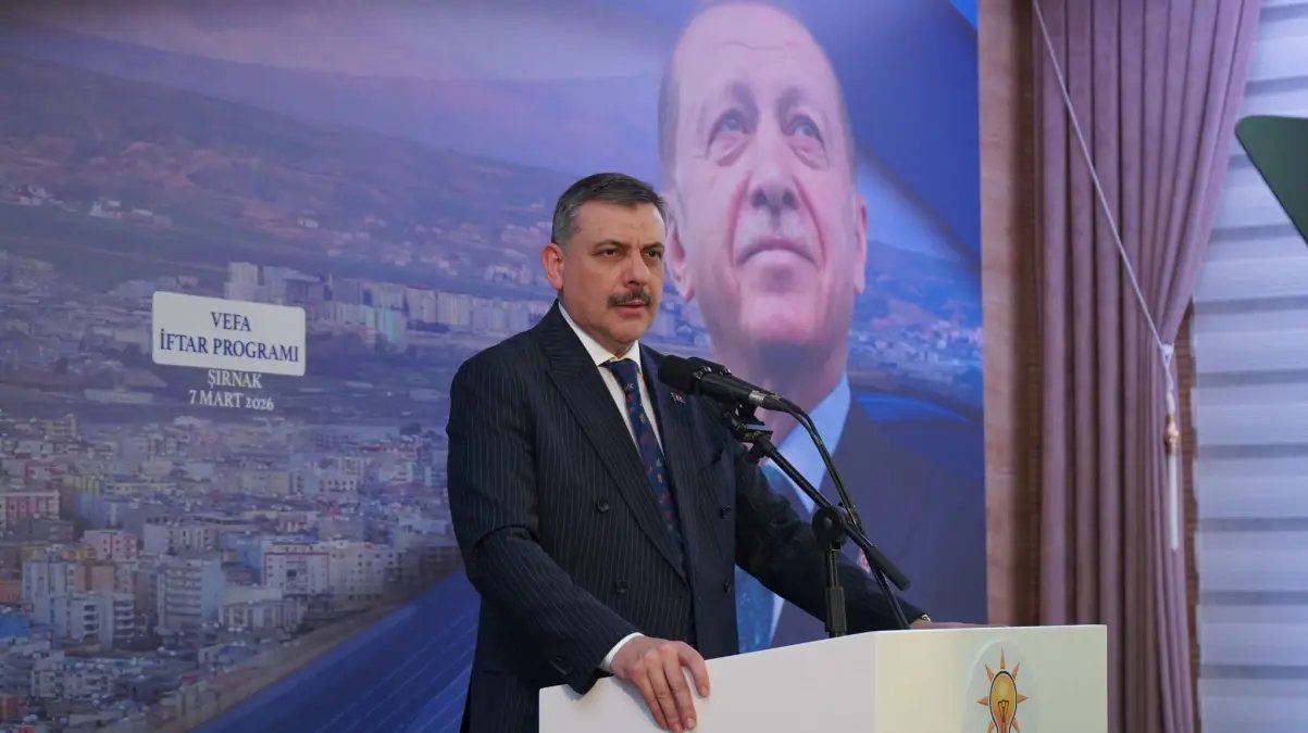 İçişleri Bakanı Çiftçi: Terör ihtimali ortadan kalktıkça bölgenin enerjisi kalkınmaya yönelecek