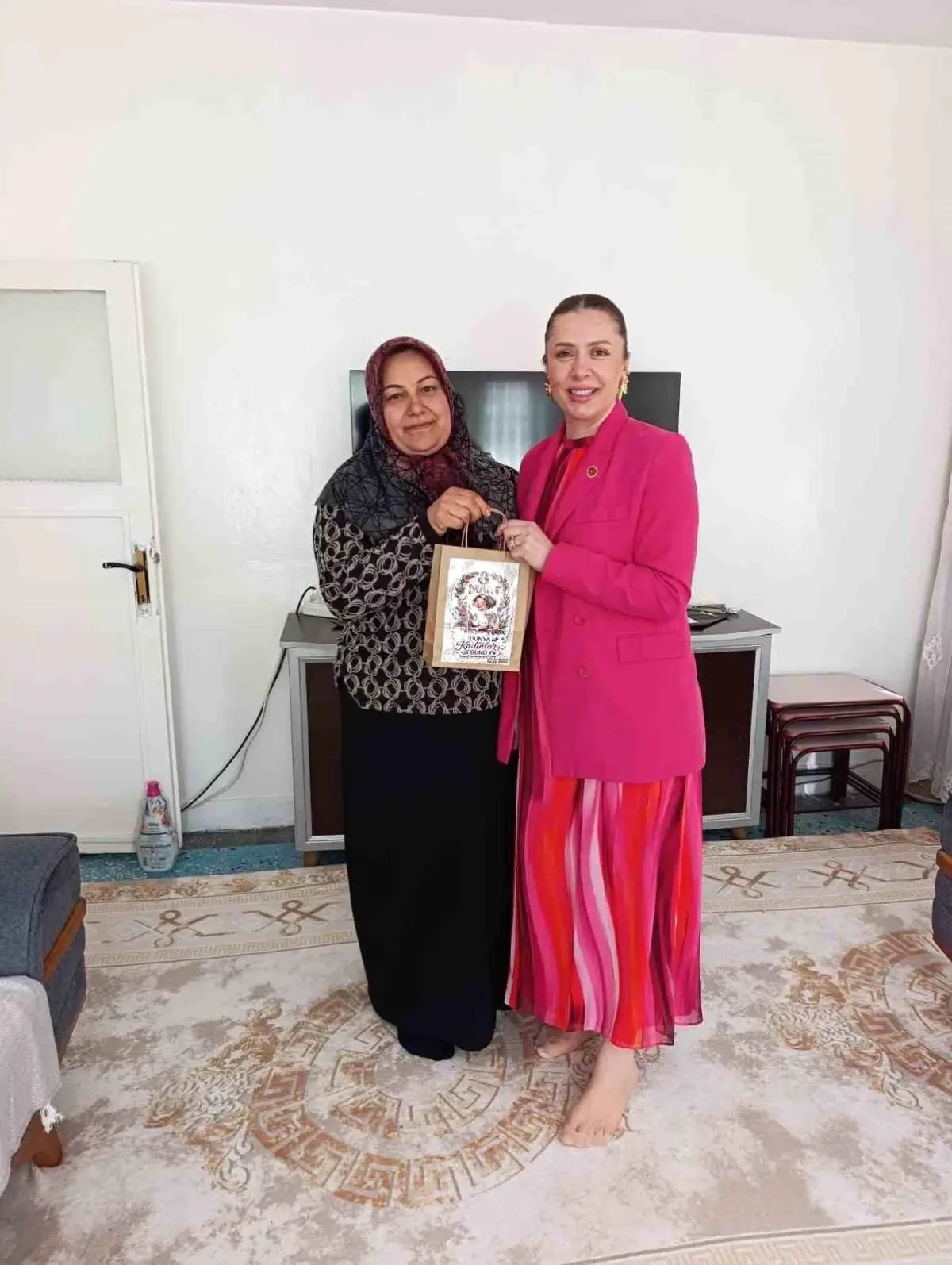 Kadın muhtardan, kadınlara anlamlı dokunuş