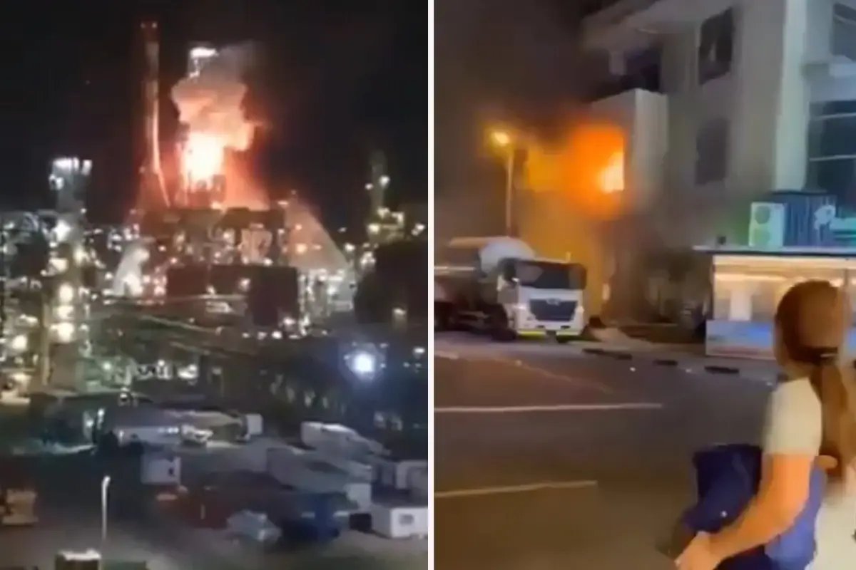 İsrail'e yine füzeler düşüyor! İran, petrol rafinerisini hedef aldı