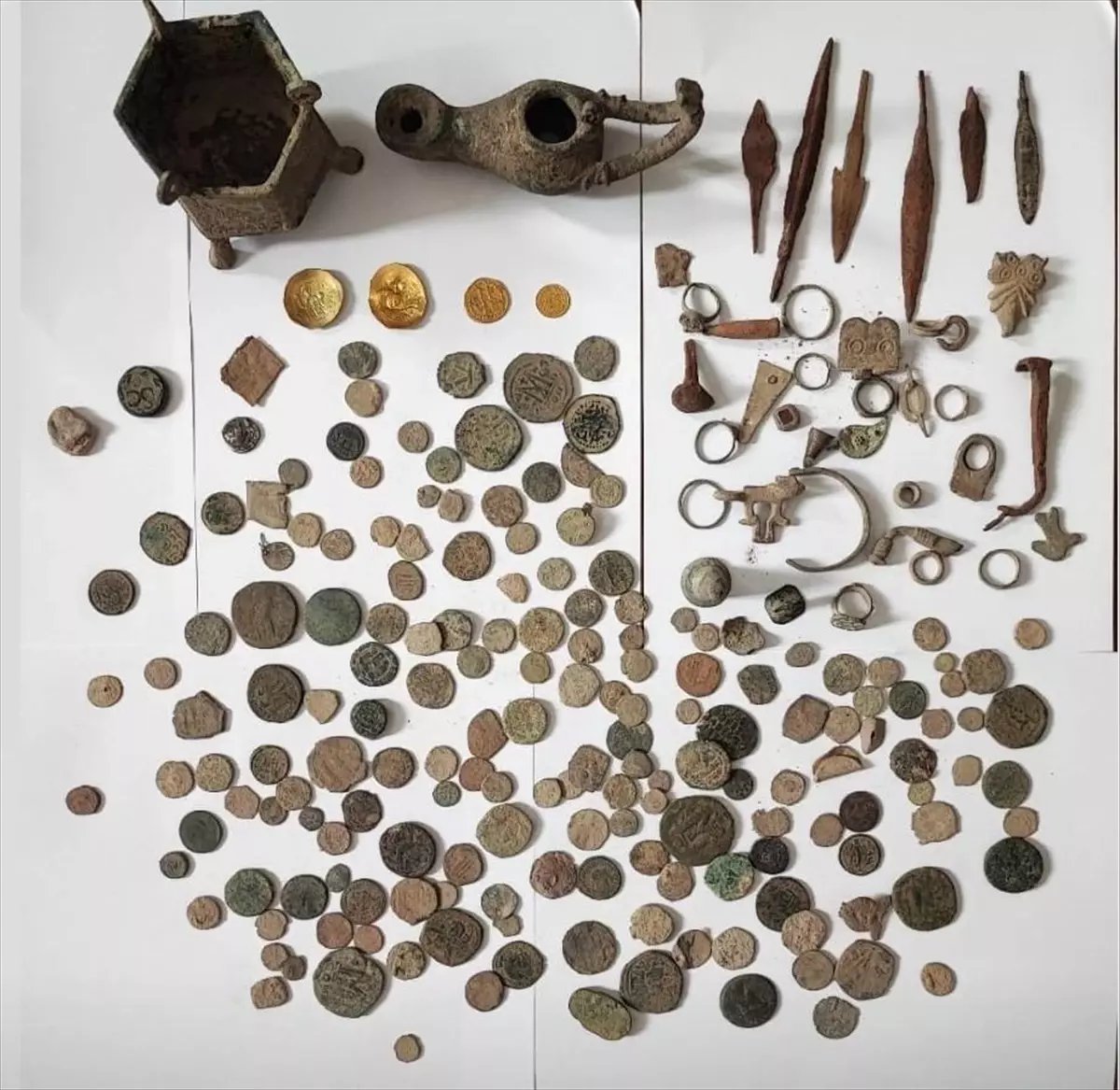 Gaziantep'te tarihi eser niteliğinde 179 sikke ele geçirildi