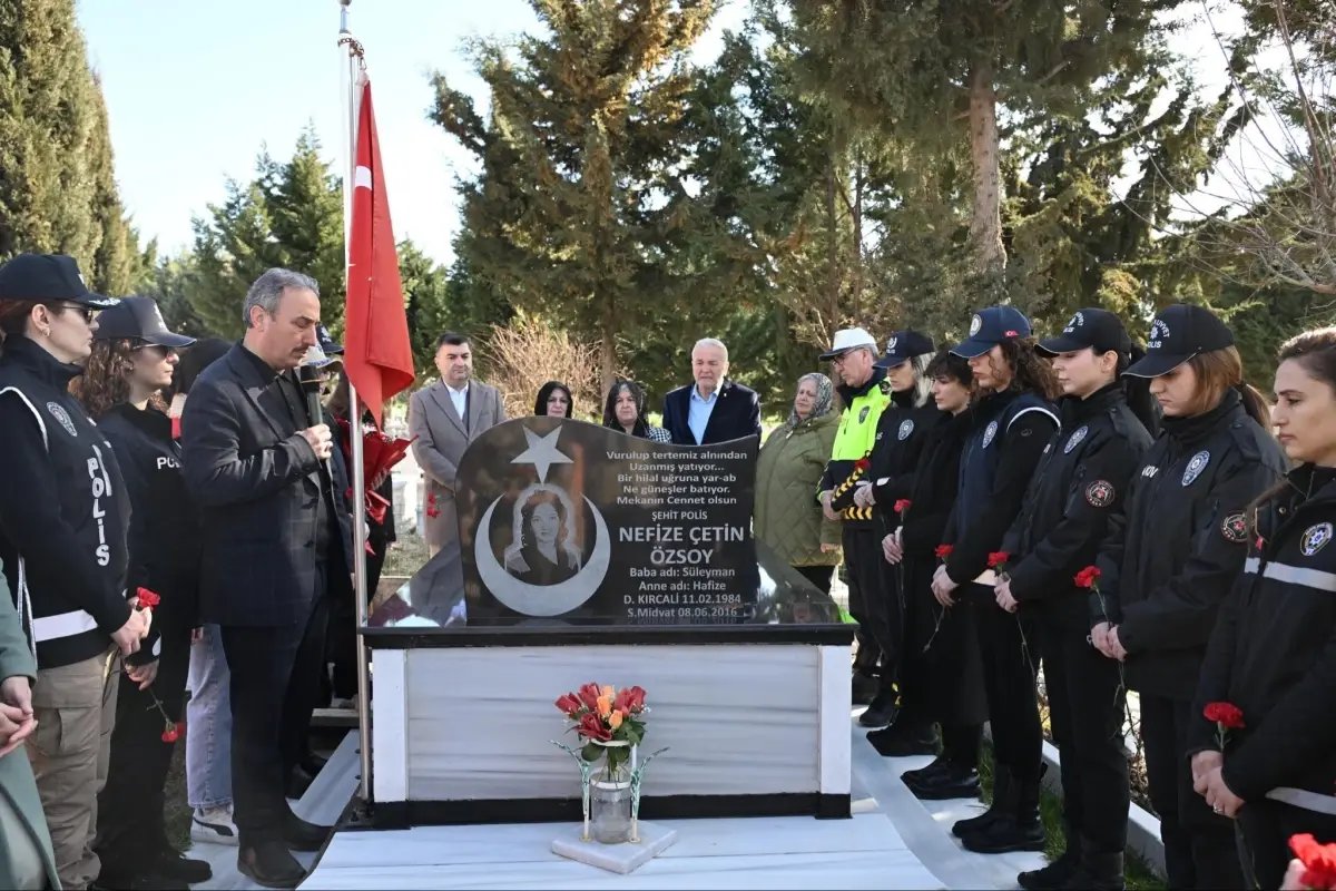 Şehit Polis Nefize Çetin Özsoy 8 Mart'ta Anıldı