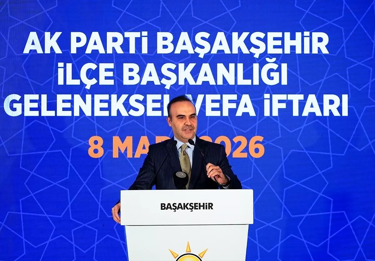 Bakan Kacır, AK Parti Başakşehir İlçe Başkanlığı Geleneksel Vefa İftarı'nda konuştu Açıklaması