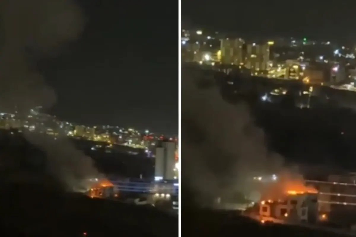 Süleymaniye'ye İHA'lı saldırı! Otelin yakını isabet aldı