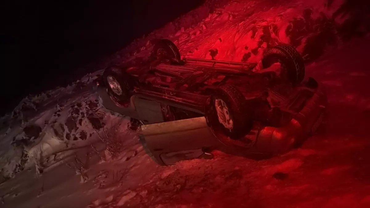 Şanlıurfa'da şarampole devrilen otomobildeki 2 kişi yaralandı