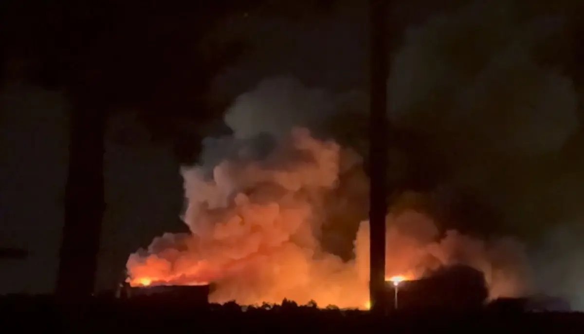 Osmaniye'de tavuk kesimhanesinde yangın