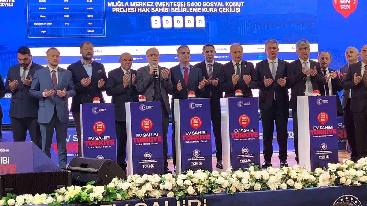 Muğla'da 6 bin 417 konutun hak sahipleri belirlendi