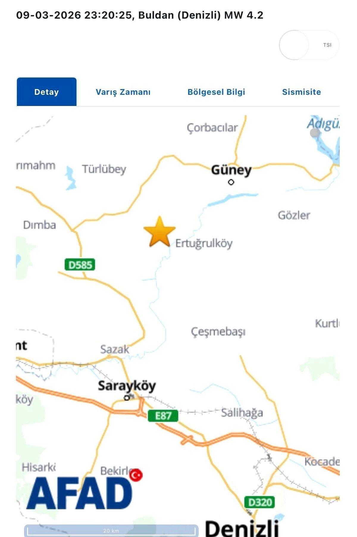 Denizli'de devam eden artçı depremler vatandaşları korkutuyor