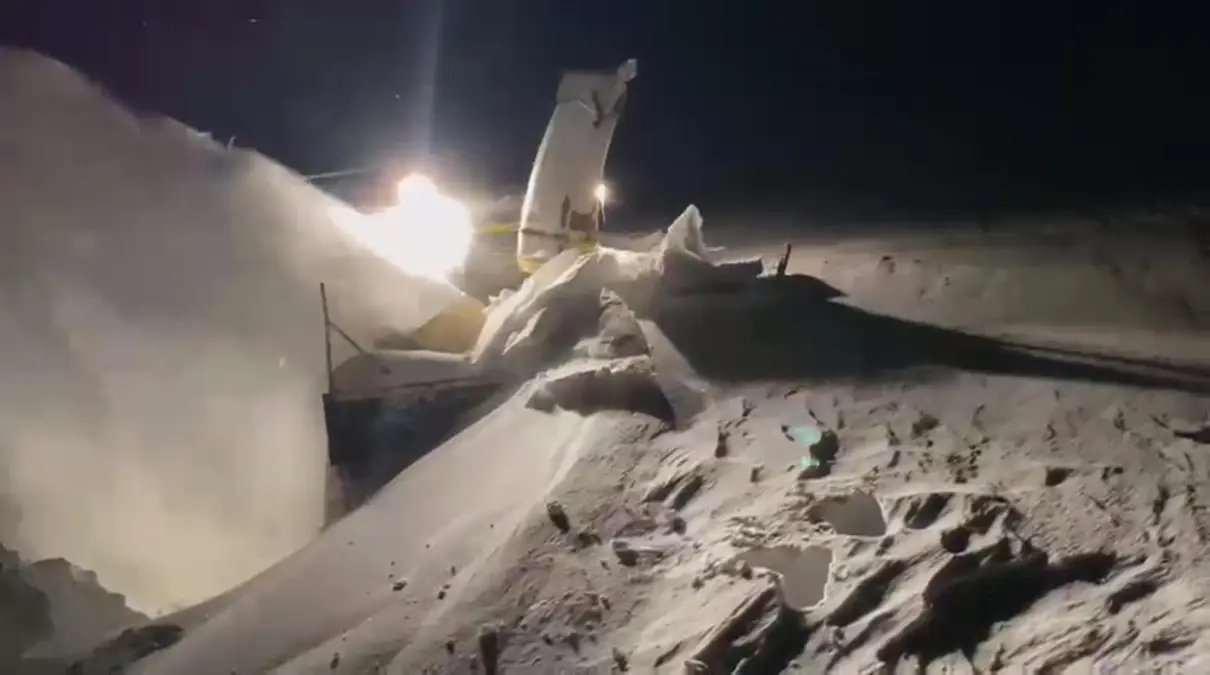 Metrelerce kalınlıktaki karla mücadele