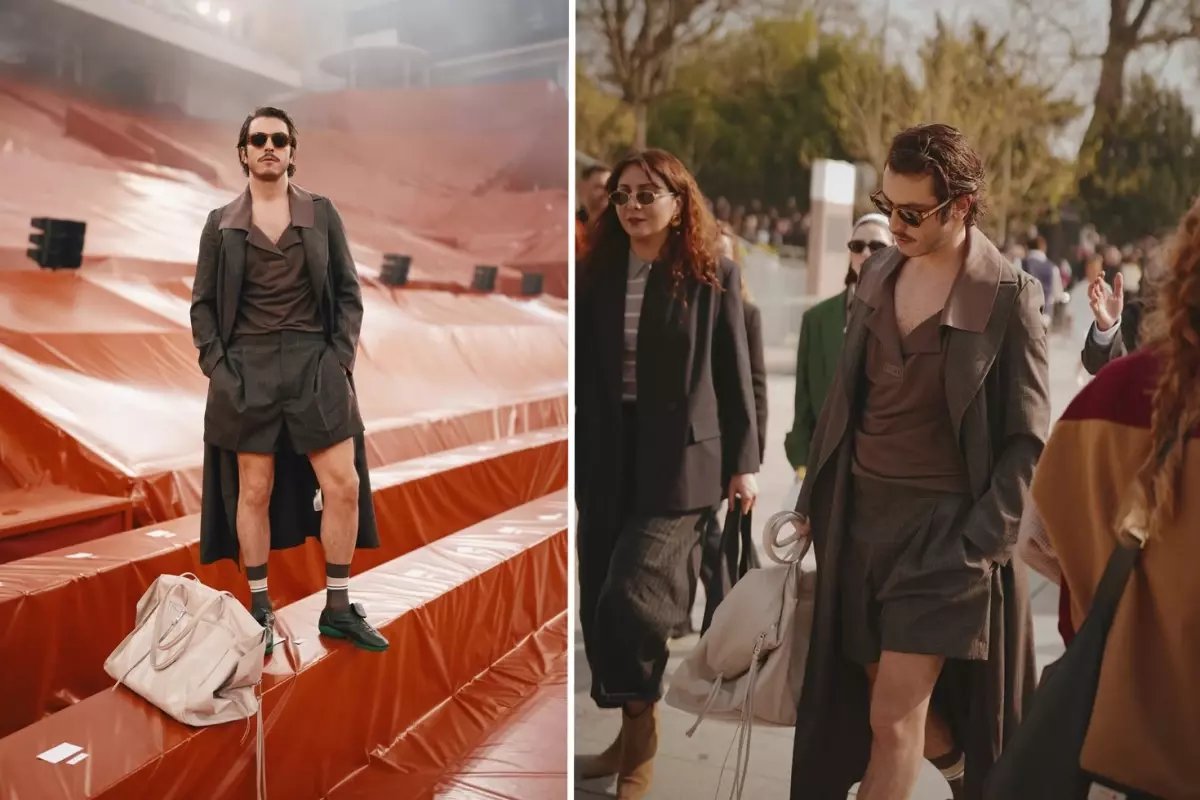 Boran Kuzum'un Paris Moda Haftası tarzı gündem oldu