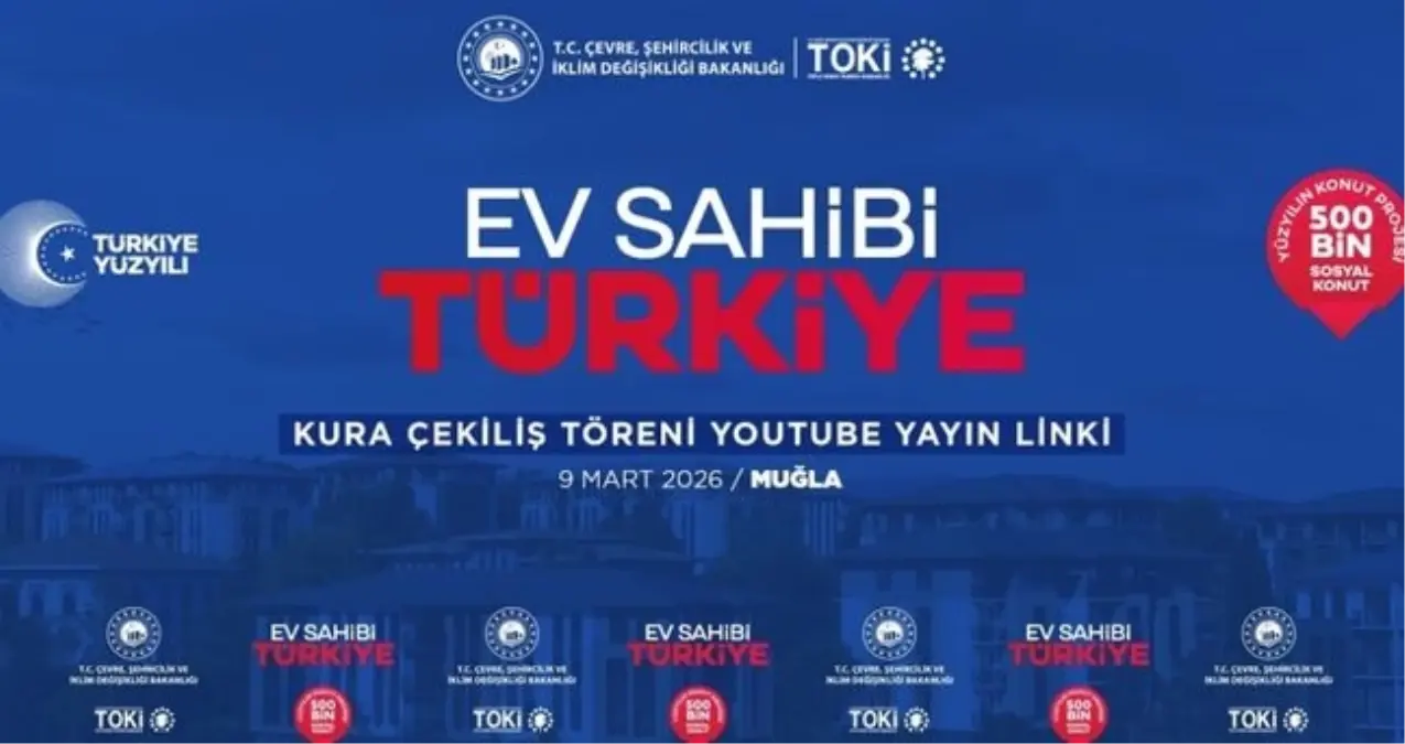 TOKİ MUĞLA KURA ÇEKİMİ CANLI İZLE YOUTUBE| Muğla TOKİ kura sonuçları açıklandı mı? TOKİ Muğla kura çekimi saat kaçta, nereden izlenir?