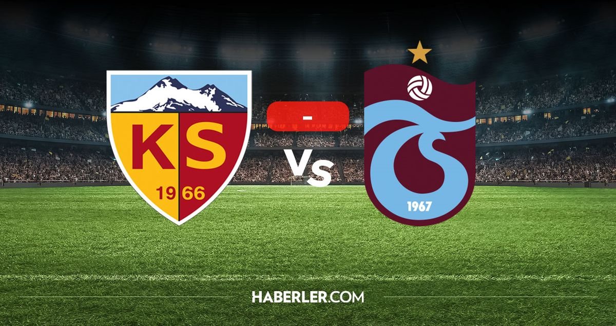 Kayserispor Trabzonspor maçı kaç kaç? MAÇ SONUCU! Kayserispor Trabzonsporr golleri kim attı, canlı maç anlatımı!